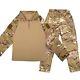 Children Military Tactical Army Uniform Clothing Set Hiking Camouflage Suits Us