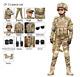 Children's Special Forces Military Training Uniform With Helmet Camouflage Suit