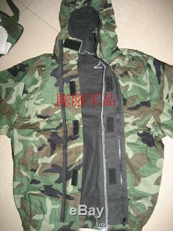 China PLA Chemical Corps Woodland Camouflage Combat Clothing, Hat, FFF02 Type, Set