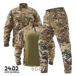 Combat Military Uniform, Camo Tactical Uniform 3in1, Army Summer Clothing Set