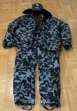 Combat Winter Camo Suit Peacoat&Pants Jacket And Pants Set Color White night