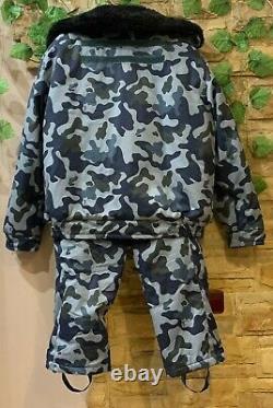 Combat Winter Camo Suit Peacoat&Pants Jacket And Pants Set Color White night