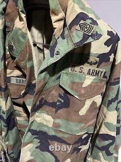 Complete US Army M-65 Woodland Camo Uniform 4 Pc Set