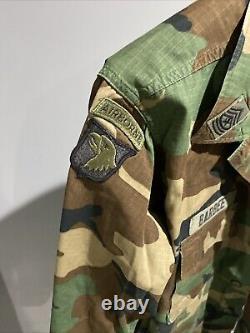 Complete US Army M-65 Woodland Camo Uniform 4 Pc Set
