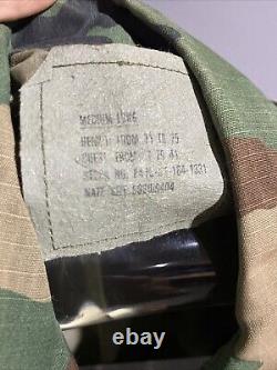 Complete US Army M-65 Woodland Camo Uniform 4 Pc Set