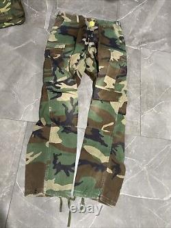 Complete US Army M-65 Woodland Camo Uniform 4 Pc Set