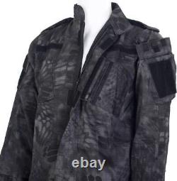 Cryptech Typhoon Camo BDU Combat Uniform Set Jacket Pants 8 Pockets Men New