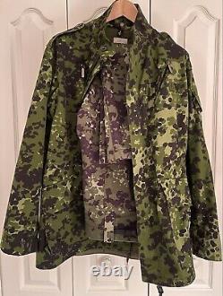 Danish M84 Camouflage Uniform Set- Jacket, Pants, Cap-HMAK -Flektarn