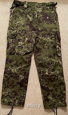 Danish M84 Camouflage Uniform Set- Jacket, Pants, Cap-HMAK -Flektarn