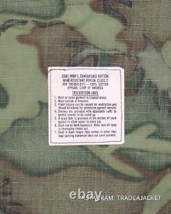Deadstock Vietnam Era ERDL Jungle Camo Poplin 1968 Uniform Set