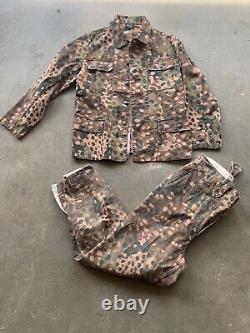 Dot 44 Camouflage Tunic And Trousers Uniform Set WW2 German Camo Miltec Size 50