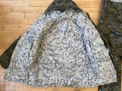 Double-Sided Russian Army Border Guard FSB EMR Winter Suit Jacket Pants L 52-5