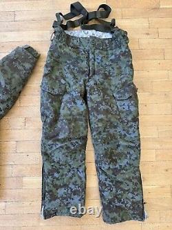 Double-Sided Russian Army Border Guard FSB EMR Winter Suit Jacket Pants L 52-5