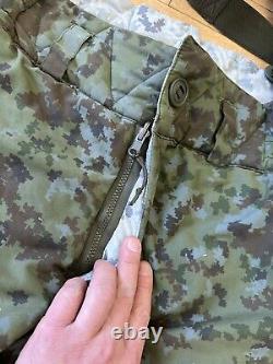 Double-Sided Russian Army Border Guard FSB EMR Winter Suit Jacket Pants L 52-5