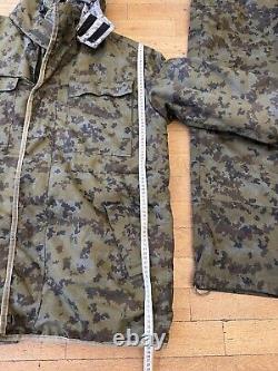Double-Sided Russian Army Border Guard FSB Winter Suit Jacket Pants XL 56-58/6