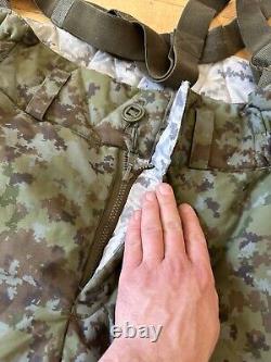 Double-Sided Russian Army Military Border Guard Winter Suit Jacket Pants M 50-4