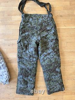 Double-Sided Russian Army Military Border Guard Winter Suit Jacket Pants M 50-4