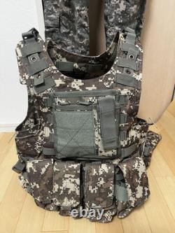 Eagleforce Plate Carrier Combat Uniform Camouflage Set Boony Hat Added