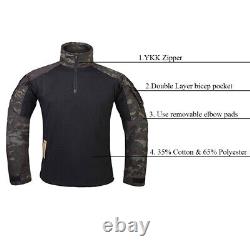 Emerson G3 Combat Uniform Tactical BDU Shirt & Trousers Military Set with Knee Pad