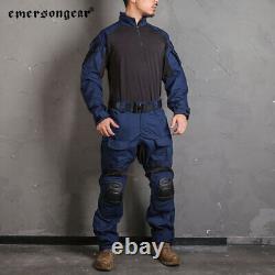 Emersongear G3 Combat Uniform Set Shirt Pant Suit Top Cargo Trousers Navy