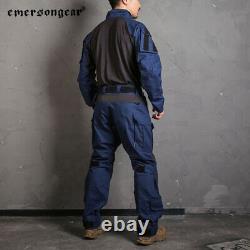 Emersongear G3 Combat Uniform Set Shirt Pant Suit Top Cargo Trousers Navy