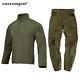 Emersongear Tactical E4 Combat Uniform Set Shirt Pant Tops Duty Cargo Trouser Rg