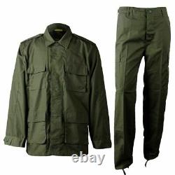 Fatigues Military Camo Uniform Vintage Army Ripstop Tactical Cargo Jacket, Pant