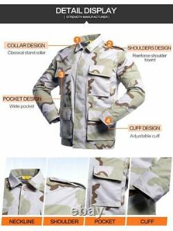 Fatigues Military Camo Uniform Vintage Army Ripstop Tactical Cargo Jacket, Pant