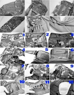 G3 Combat Long Sleeve Shirt & Pants Knee Pads Set Tactical Military GEN3 Uniform