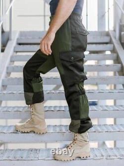 GORKA-5 Military Tactical Combat Uniform Army Suit Jacket & Pants + Suspenders