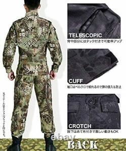 GUN FREAK camouflage uniform top and bottom set BDU jacket pants military savag