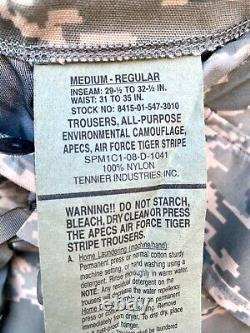 Genuine Usaf Apecs Abu Gore Tex Tiger Stripe All Purpose Set Medium Regular #3