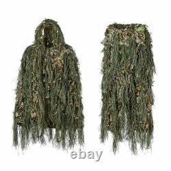 Ghillie Suit Hunting 3D Bionic Leaf Disguise Uniform Cs Camouflage Suits Set