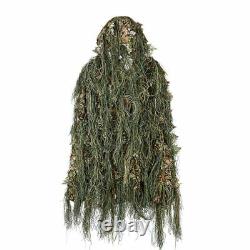 Ghillie Suit Hunting 3D Bionic Leaf Disguise Uniform Cs Camouflage Suits Set