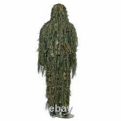 Ghillie Suit Hunting 3D Bionic Leaf Disguise Uniform Cs Camouflage Suits Set