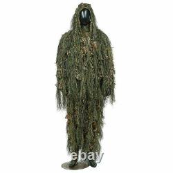 Ghillie Suit Hunting 3D Bionic Leaf Disguise Uniform Cs Camouflage Suits Set