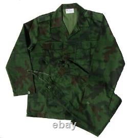 Green Cuban Ameba Pattern Camouflage Set Size Medium