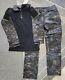 Hanwild Men's Military Uniform Tactical Suit Combat Shirt & Pants Bdu, M 32