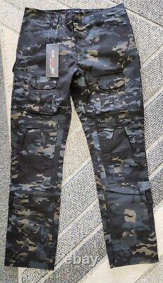 HANWILD Men's Military Uniform Tactical Suit Combat Shirt & Pants BDU, M 32