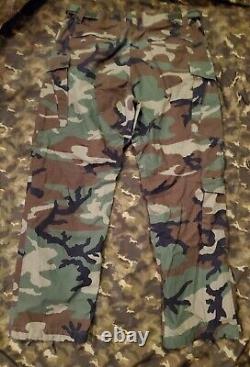 Helikon Tex Woodland Camouflage Combat Uniform Set Large Reg Top Large Long Pant