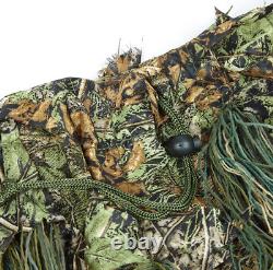 Hunting Woodland Leaf Disguise Uniform Camouflage Suits Set Jungle Train Hunting