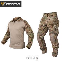 IDOGEAR G3 Combat Uniform Tactical Clothing Shirt Pants Airsoft Hunting Miltitar