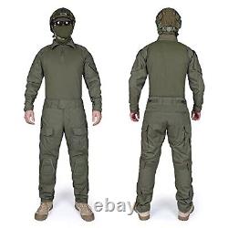 IDOGEAR Men G3 Assault Combat Uniform Set with Knee Pads Multi-camo Camouflag
