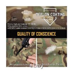 IDOGEAR Men G3 Assault Combat Uniform Set with Knee Pads Multicam Camouflage
