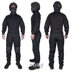 IDOGEAR Men G3 Combat Uniforms Set with Knee & Elbow Pads Camouflage Clothing