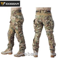 IDOGEAR Men's Tactical Shirt Pants Army Military G3 Combat SWAT BDU Camo Uniform