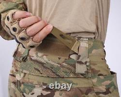 IDOGEAR Mens G3 Tactical Army Combat T-shirt Pants BDU GEN3 Uniform Airsoft Camo