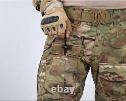 IDOGEAR Mens G3 Tactical Army Combat T-shirt Pants BDU GEN3 Uniform Airsoft Camo