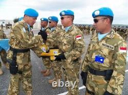 Indonesian Army Desert Uniform Set Very Rare Camo. UNIFIL Lebanon Forces