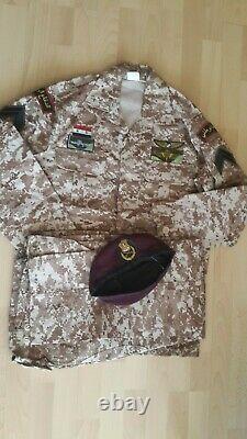 Iraq Army police specs genuine camouflage uniform set camo bdu